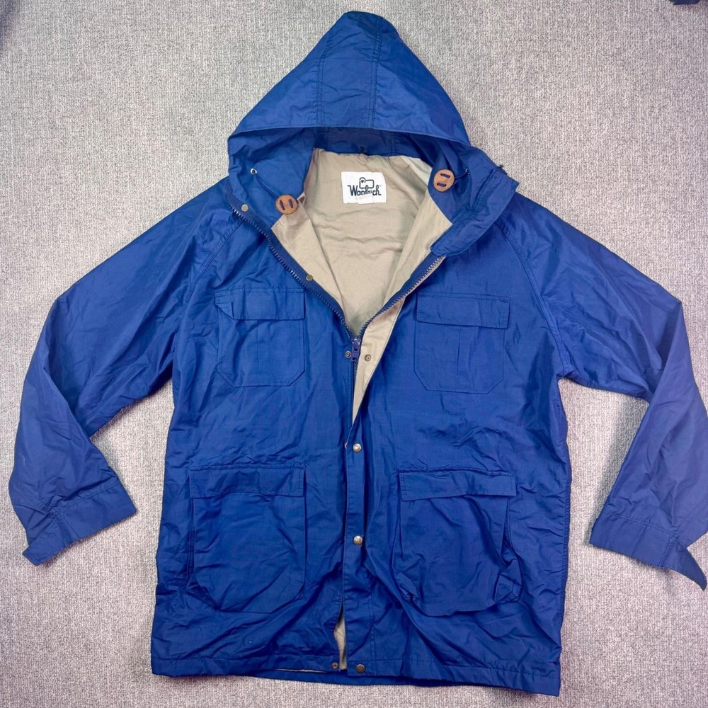 Vintage Woolrich USA Made Utility Field Jacket Hooded XXL Workwear